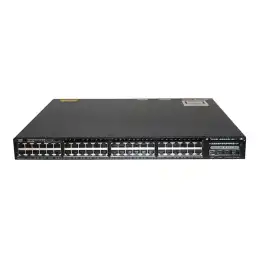 Cisco Catalyst 3650-48FS-L - Commutateur - Géré - 48 x 10 - 100 - 1000 (PoE+) + 4 x SFP - de bureau... (WS-C3650-48FS-L)_2